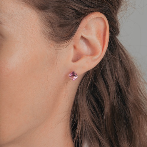 Пусеты Fiore Luna  Pink, SWE2127/2 P S фото 4